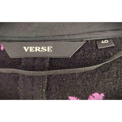 Verse Wrap Top Jacket - Black/Pink