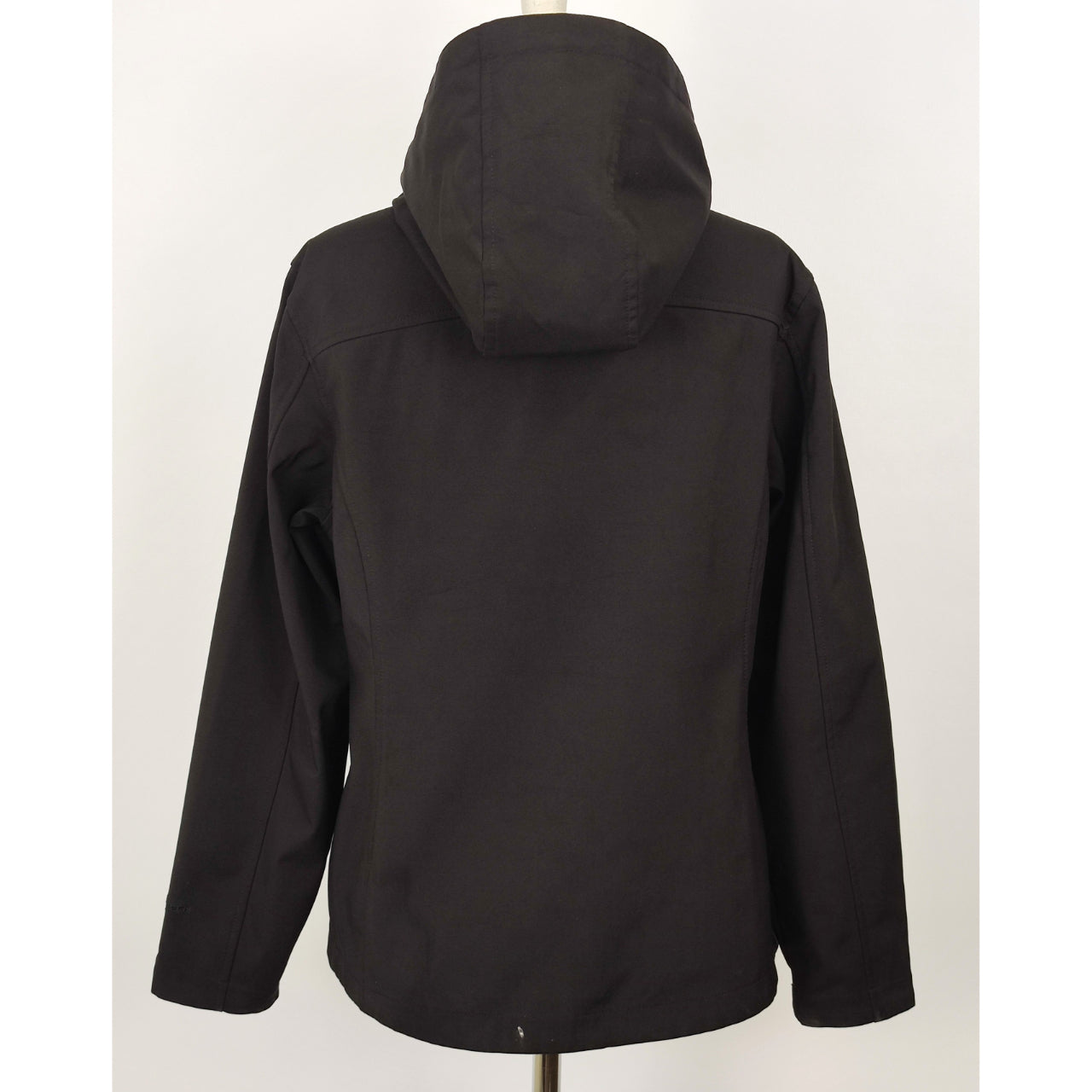 Free Tech Purple Lined Jacket Zip Woven Hood - Black&Purple