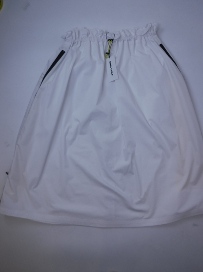 Bimba Y Lola White Drawstring Skirt